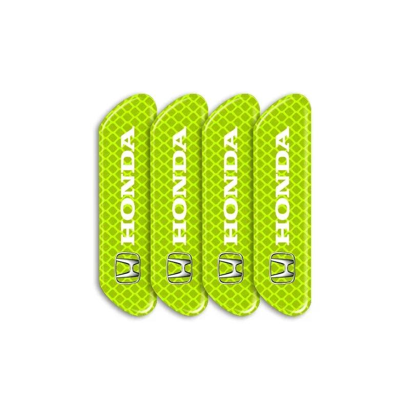 2025 Car New Honda 4 rear view mirror stickers with safety warning reflective signs For Honda Accord Odyssey Civic CRV Envix Cit