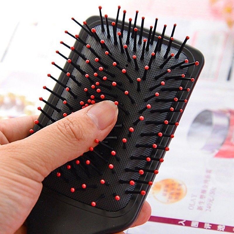 Plastic Therapeutic Scalp Comb With Large Teeth For Head Meridian Massage And Thick Hair