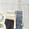 3/4 Layers Rotatable Clothes Rack,Portable Foldable Pants Hanger for Travel,Multi-functional Closet Organizer Racks for Scarf
