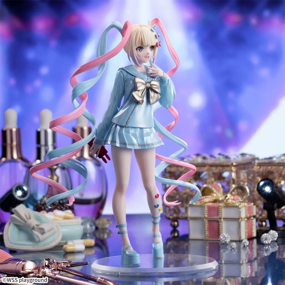 Anime Needy Girl Overdose Figures Cute Rain Action Figures Beautiful Girl Model Pvc Figurine Collection Desktop Birthday Gift‘S