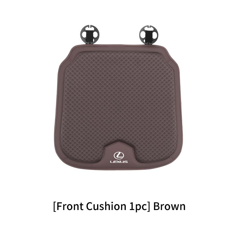 Car Seat Ice Silk Cushion Backrest Waist Pad Protector Cover Interior For Lexus CT200h ES250 ES300h IS250 IS200 GS300 GS460