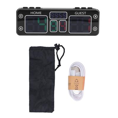Tableau de score électronique LED 10 chiffres Tactile Magnétique Rechargeable Tableau de score numérique avec boutons DC 5V
