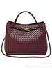 Nieuwe handgeweven tas grote capaciteit tote handtas modetrend veelzijdige enkele schouder messenger casual dames tas
