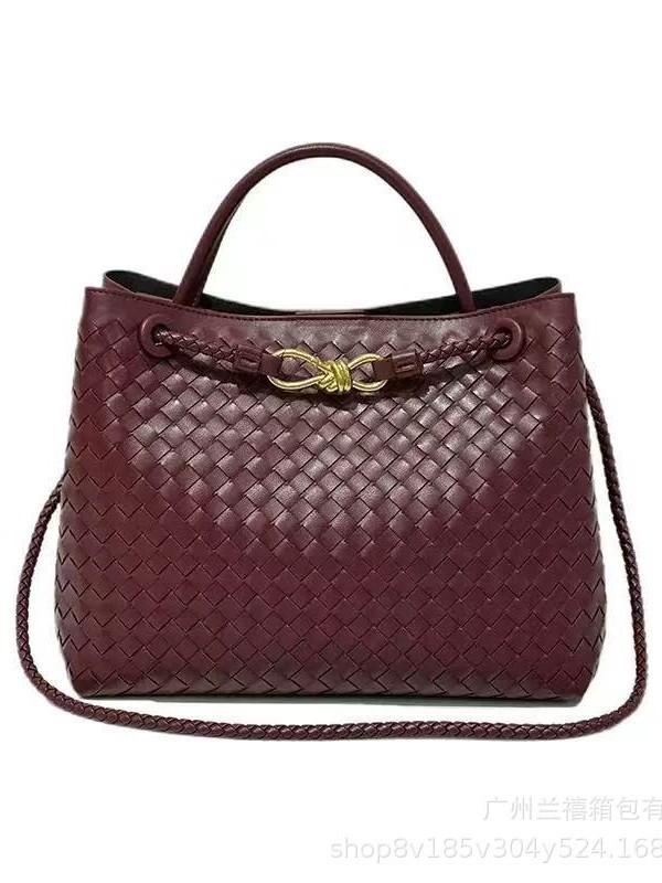Nieuwe handgeweven tas grote capaciteit tote handtas modetrend veelzijdige enkele schouder messenger casual dames tas