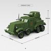 Ww2 Military Tank BA-10 1:35 World War II Building Blocks Bricks Collection Model Educational Toys for Boy Christmas Gifts