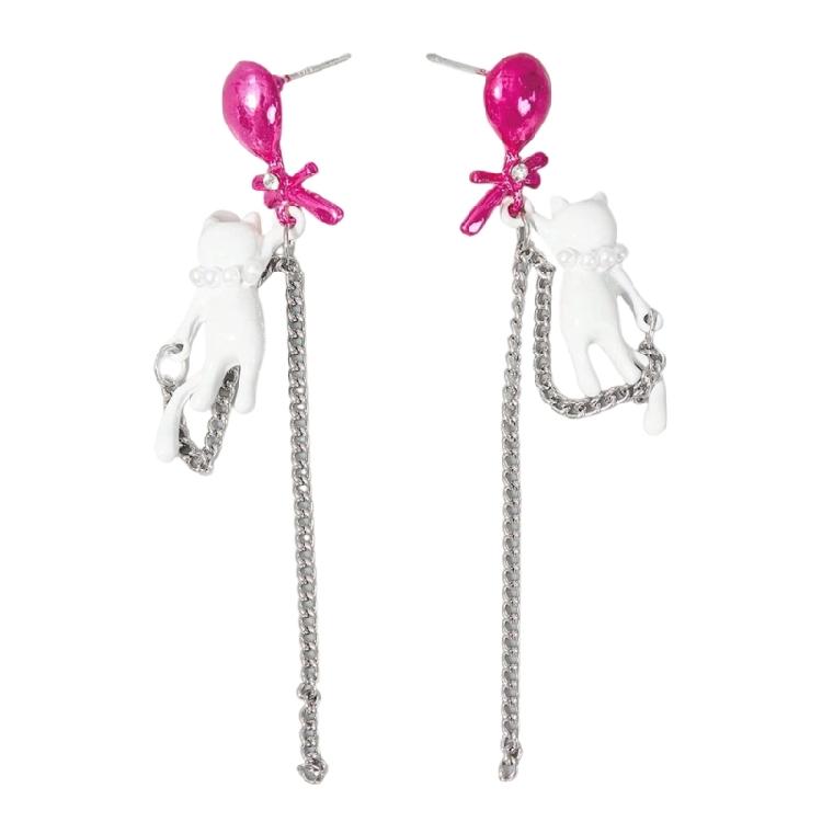 

Party Essential Fashion Earrings with Balloon Bowknot Design for Masquerades and Visual Arts Occasion with Easy Wear 1 розы красного