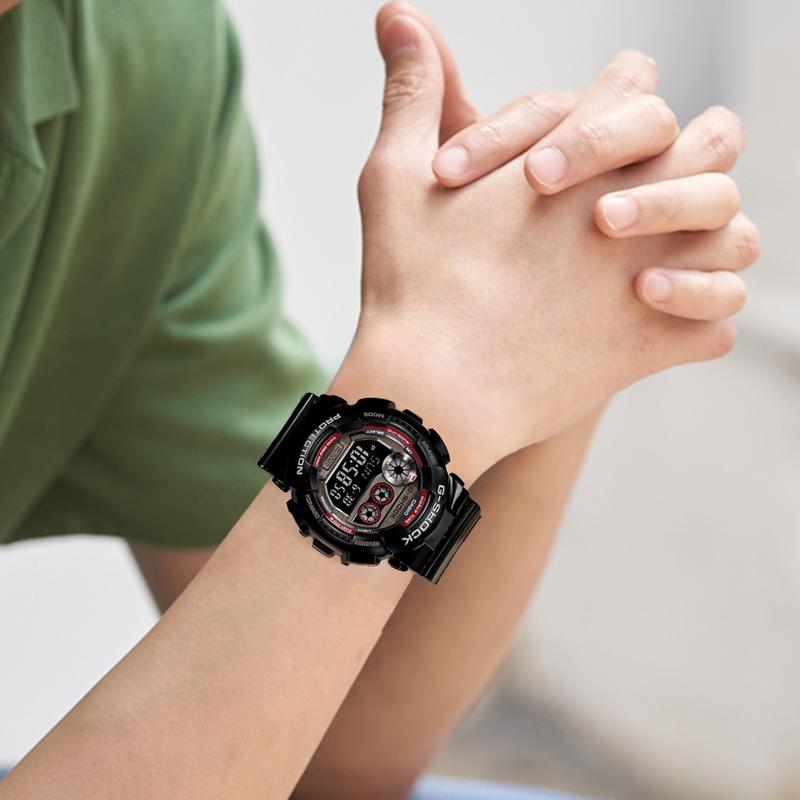 

CASIO G-SHOCK Fashionable Classic Quartz Resin Strap Men s Watch Black Dial GD-120TS-1 чорний