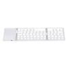 Bluetooth Keyboard Portable Folding DualMode Bluetooth 3.0 Rechargeable Fingerboard with TouchPad