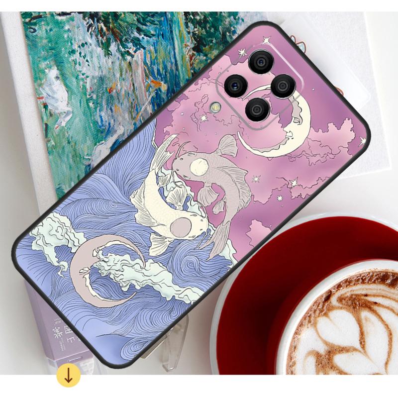 

Koi Fish Yin Yang Case For Samsung Galaxy M15 M21 M31 M55 M56 M36 M16 M06 M13 M33 M53 M12 M32 M52 M14 M34 M54 Samsung M30s
