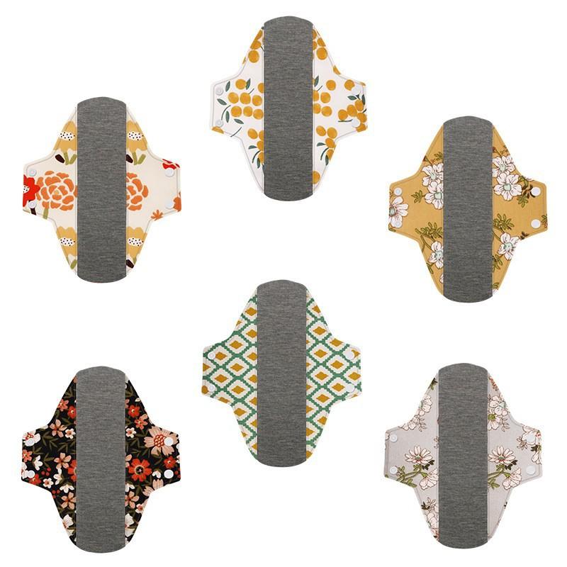 5 ks Graphene Antibakteriální Omyvatelné Bavlněné Vložky - Měkké, Prodyšné a Absorpční pro Únik Moči.