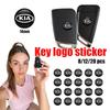 8 stuks Auto Sleutelgat Sticker Anti Blokkeer Beschermhoes Niet Destructief Voor Cerato Soul Venga Forte Spectra Sedona Niro Cadenza