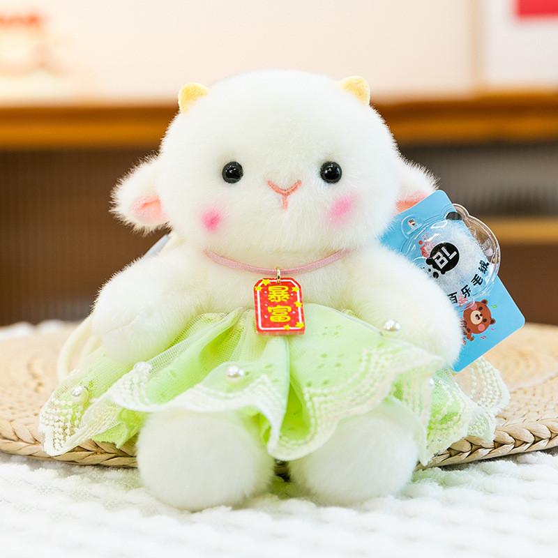 Plush Sheep Desk Companion Toy With Pp Cotton Fill For Office Stress Relief And Decor