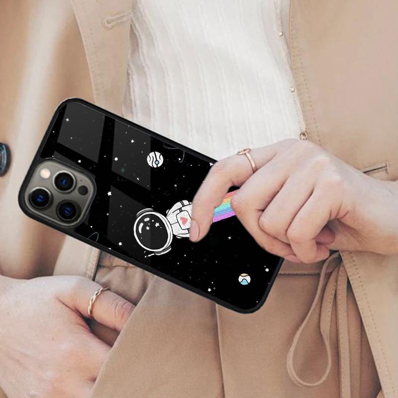 Space Moon Astronaut Universe Magnetic Phone Case For APPLE iPhone 17 Air 16 14 13 12 Pro Max 15 Plus Wireless MagSafe Cover