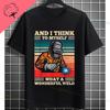 UnisexS Welder Graphic TShirt  God Guides My Hands Fashion Shortsleeve Pure Cotton Oneck Casual Humor Style Tshirt
