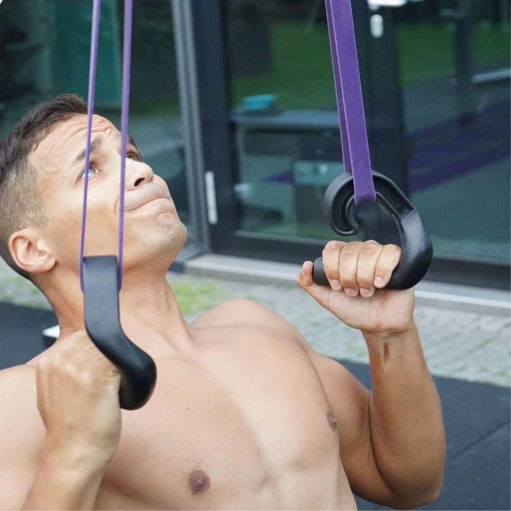 1 Paar Hängende Gymnastikgriffe Starker Haken Fitnessgriff Klimmzuggriffe Für Rückenkrafttraining