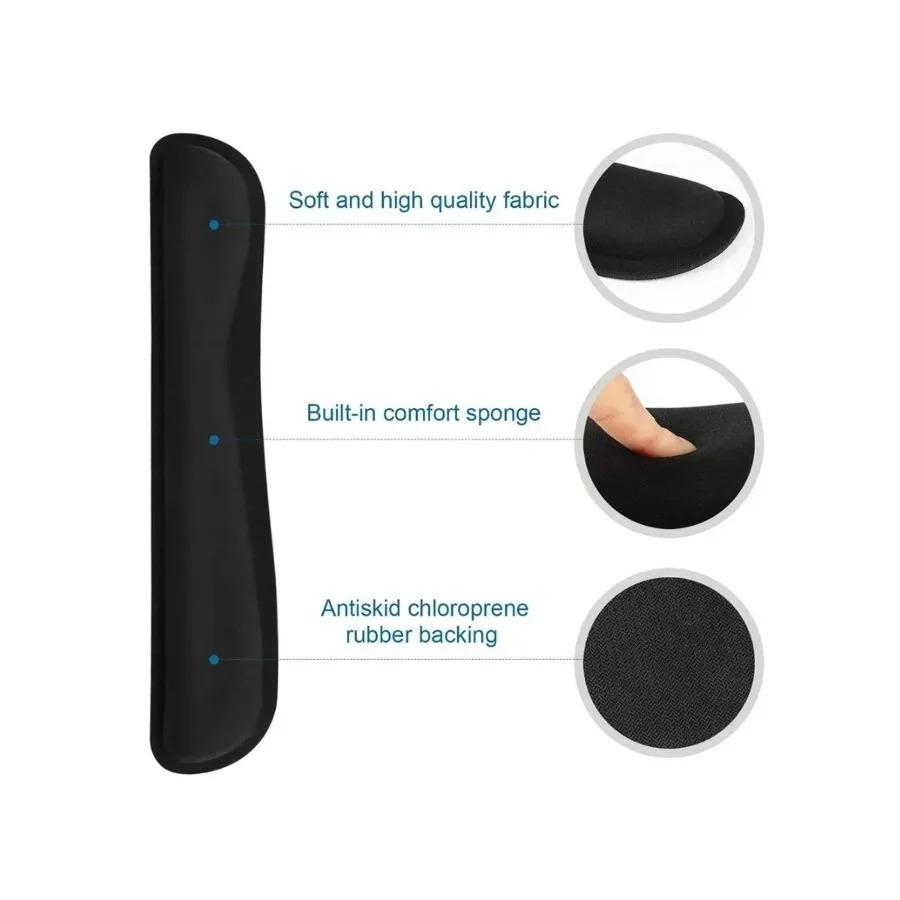 Comfortable Anti-Slip Mouse Pad with Wrist Support for Office Computers Laptops Macs - Ergonomic Keyboard Wrist Rest