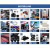 2PCS 45-60CM Car DRL Flexible Waterproof Headlight LED Strip Universal Auto Headlights RGB Turn Signal Yellow Brake Flow Lights