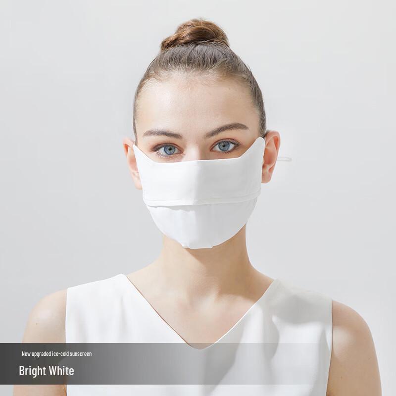 MEET SUNNY Summer Sun Protection Full Face Ear-Loop Mask One Size