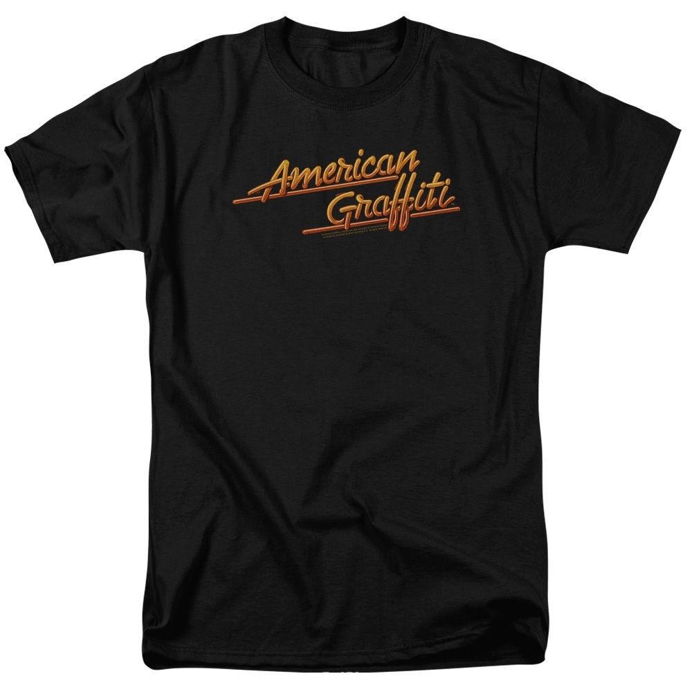 American Grafitti Neon Logo T-Shirt Sizes S-4XL NEW
