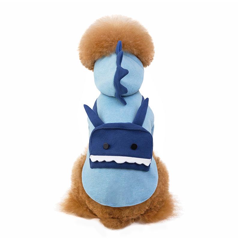 Autumn and winter new pet sweater Halloween Christmas funny outfit Teddy transformation outfit robot dog clothes