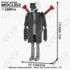 MOOXI Animeserie Skibidi Toalett Figurer Monitorfolk Lydmann Byggeklosser Modell MOC Kloss DIY Montessori Leke Barnegaver