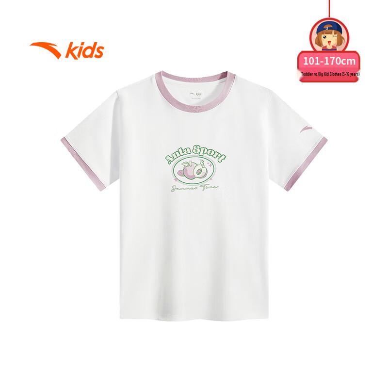 Anta Kids' Fruit Graphic Girls' Short Sleeve T-Shirt