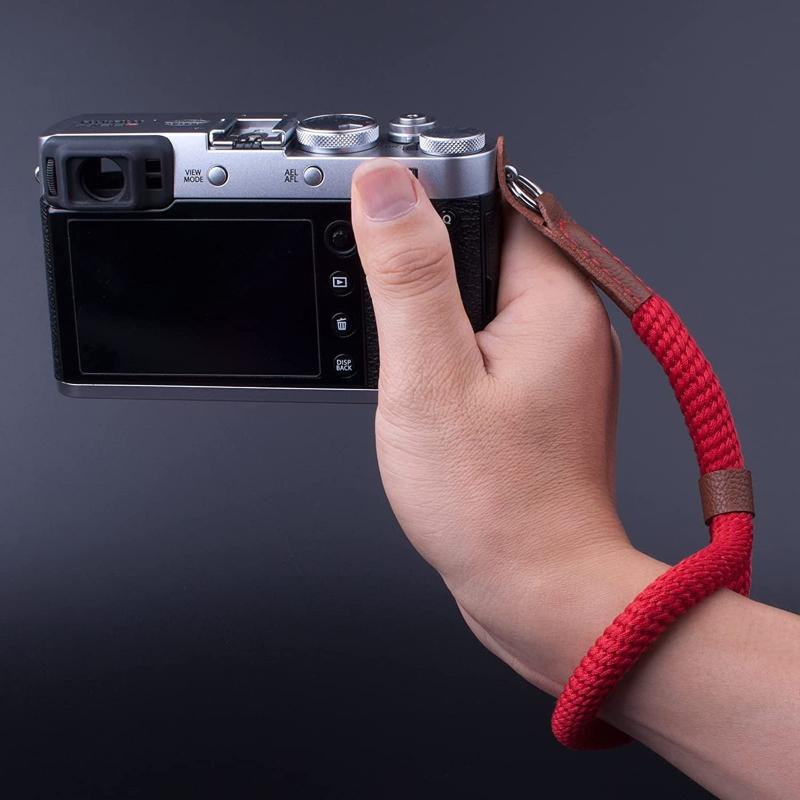 Camera Wrist Strap for DSLR Mirrorless Camera Quick Release Camera Hand Strap with Safer Connector Handmade Nylon Rope