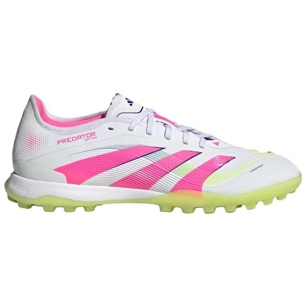 Adidas Predator Pro Comfortable Soft TF (Rubber Studs) Artificial Turf Non-Slip Durable Soccer Shoes Unisex Soccer Shoes Pink White JH6468