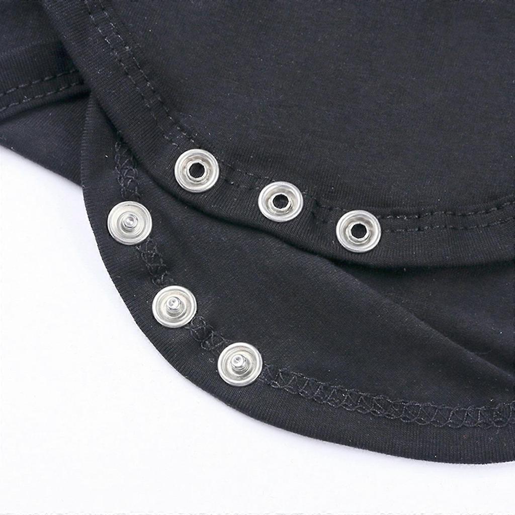 Trendy Infant Cotton Bat Rompers and Hat Set Batwing Sleeve Solid Halloween Animal Clothes Baby Jumpsuit Hat for Babies  70-100