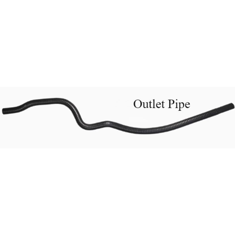 Heater Inlet Outlet Pipe Throttle Rubber Hose Rubber for Buick Excelle 1.5 2013 2014 2015 2016 New Automobile Part Black Outlet Pipe