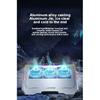 Ice Demon Notebook Air-cooled Cooling Pad with RGB Colorful Light 3 Fans Cooling Radiator Bracket Suit for 12.1-17.3 Inch Laptop