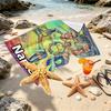 Custom Name Personalized Cristiano Ronaldo Print Beach Towel, for Trip Camping Beach Party Home Decor, Birthday Gift for Family & Friends