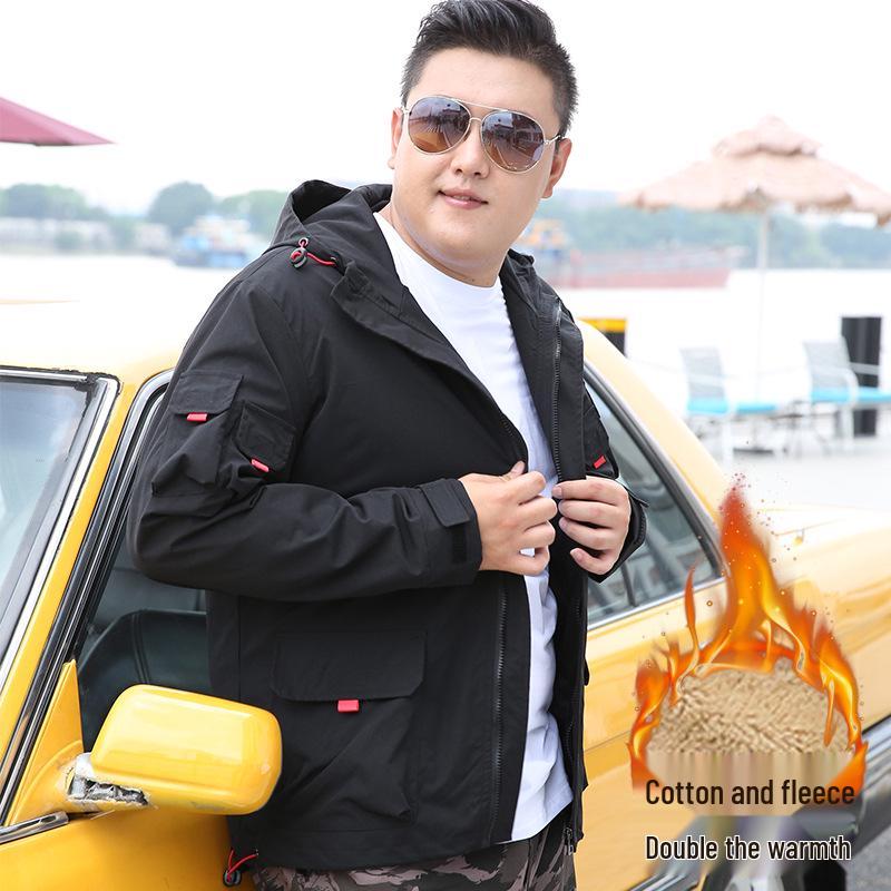 Pánská módní pracovní bunda nadměrné velikosti na jaro/podzim 2019