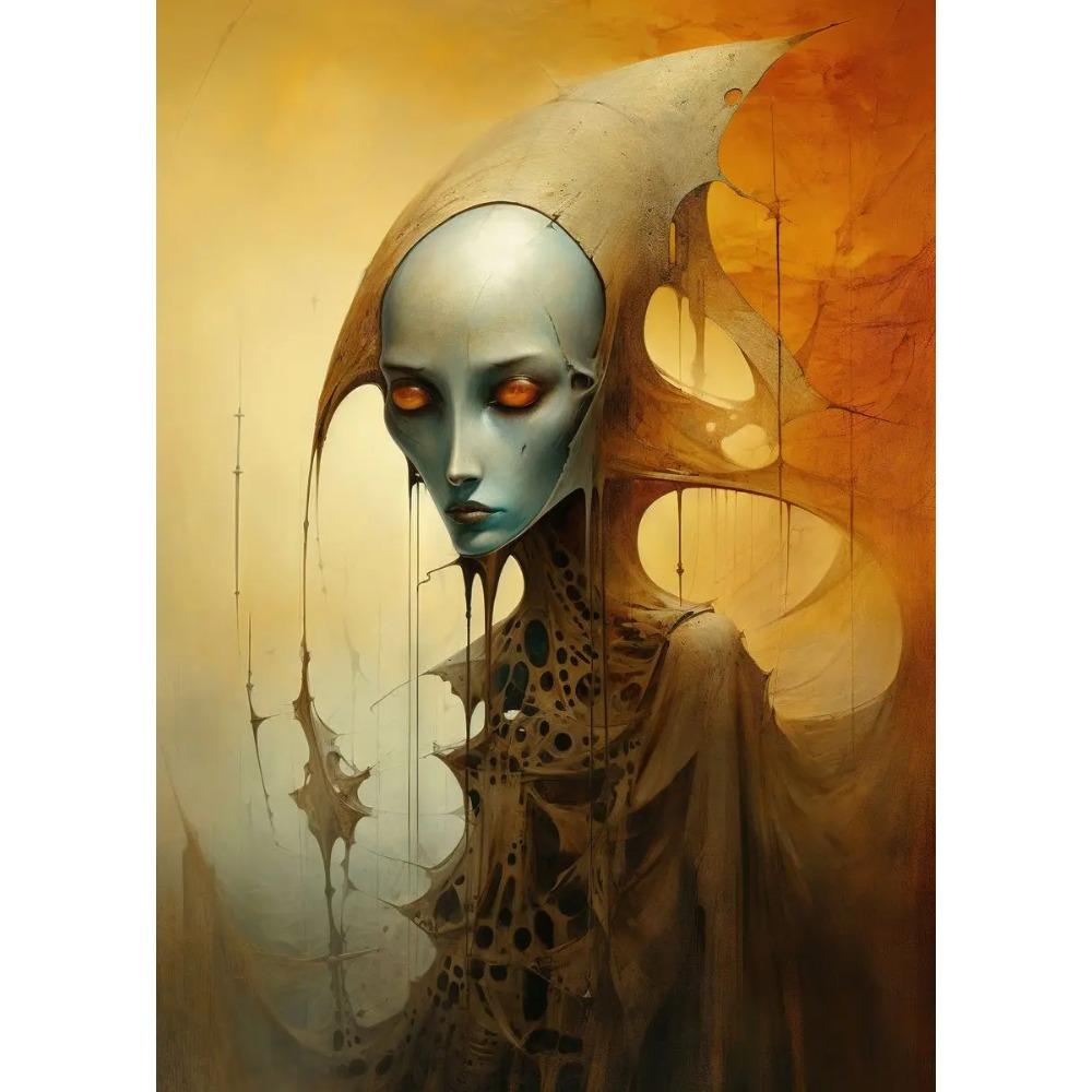 Surrealism Salvador Dali Artworks Surreal Temporal Paradox Poster Canvas Painting Wall Art Prints Picture for Room Home Decor