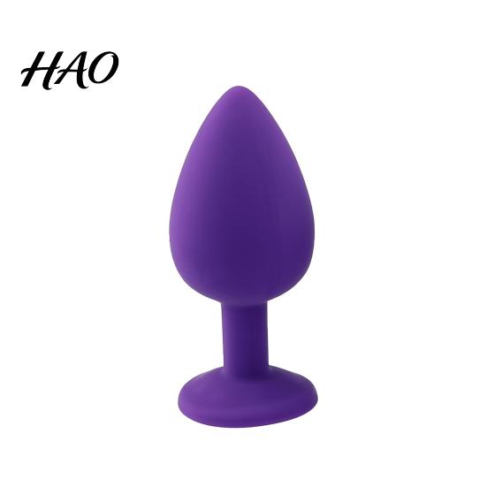 Butt Plug Anal Waterproof Rhinestone Design 3 Colors Sex Toy for Couples
