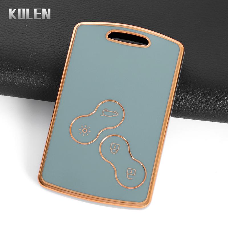 TPU kryt pouzdra na klíče od auta pro Renault Kaptur Captur Logan Laguna Zoe Koleos Danilo Nema Fluence Megane 2 3 Clio Scenic Duster