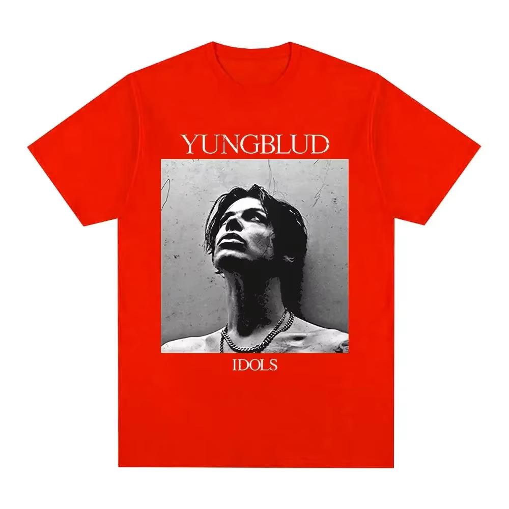 Yungblud Idios Stampa Grafica Quadrata Nera T Shirt Abbigliamento Donna Manica Corta T-shirt Casual Oversize Top Magliette