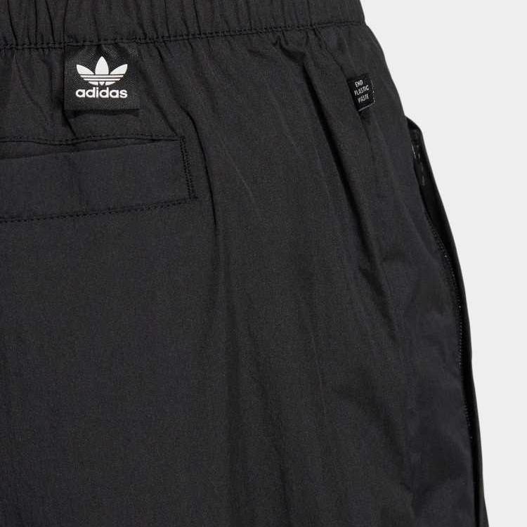 Adidas Originals Trefoil Flower Logo Embroidered Cuffed Casual Sports Pants Women Bottoms Black HP0081