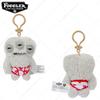 Funny Ugly Teeth Monster Plush Toy Keychain Wide Eyed Weirdo Doll Pendant Cute Gift