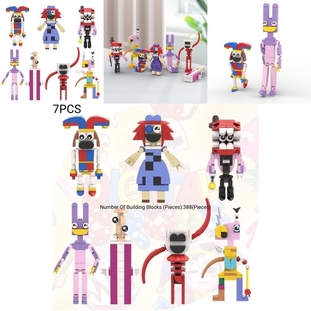 Fantastisches digitales Zirkus-Baustein-DIY-Plastikspielzeug
