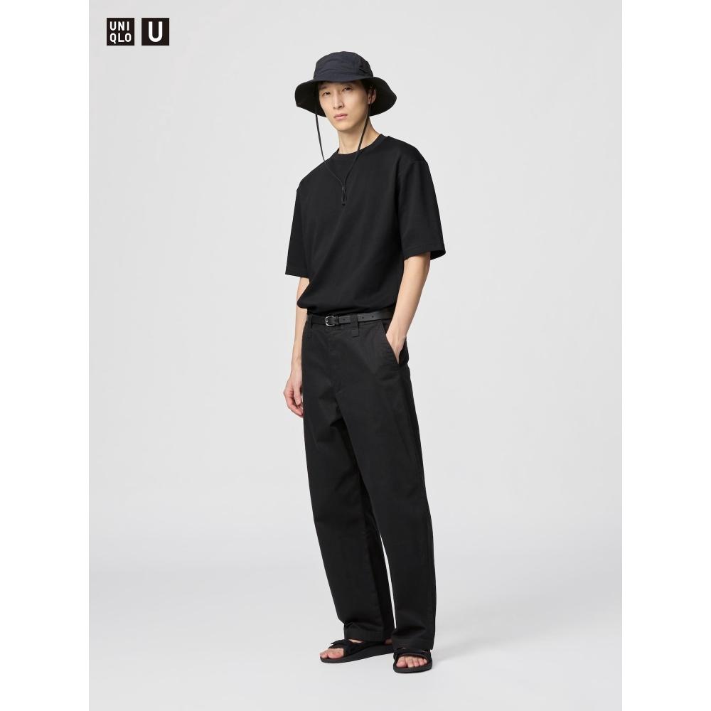 Uniqlo Wide Fit Chino Pants  Leg Length 72.5 74.5 Cm 