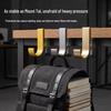 Backpack Hook Desk Edge Organizer for Students: Adjustable Hanging Storage Rack for Dorm Rooms
