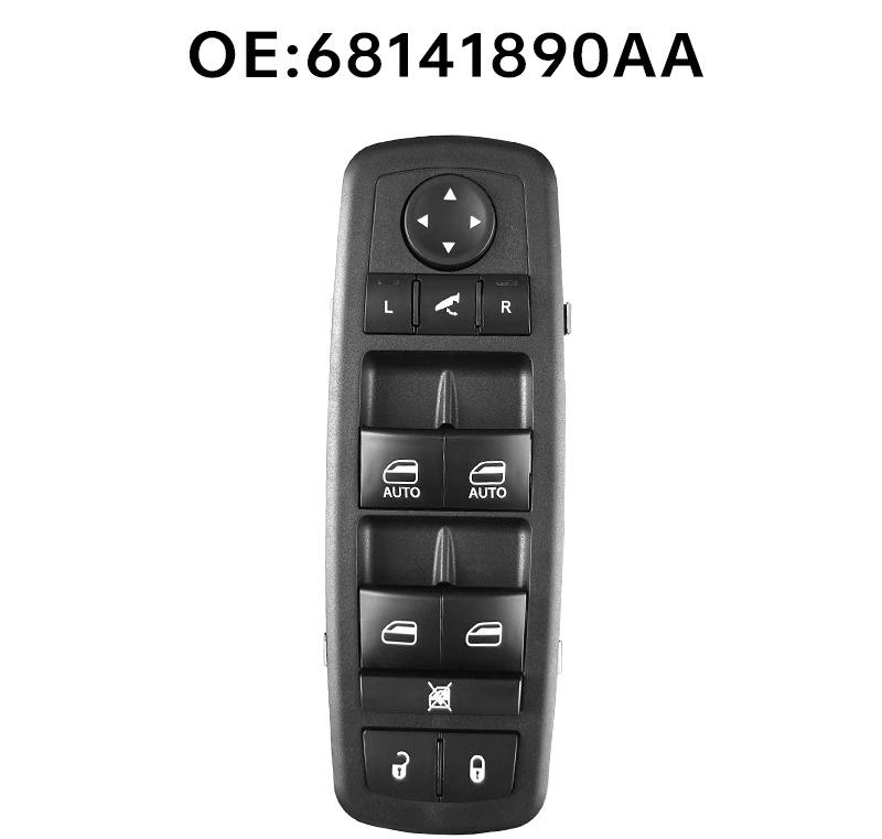 68141890AA: Pulsante Regolacristalli Auto Controllo Principale Anteriore Sinistro a 3+9 Pin per Jeep Cherokee Importata.