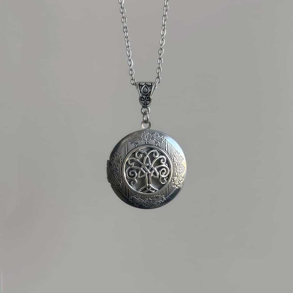 Celtic Tree Of Life Necklace With Stainless Steel Pendant For Party Wear