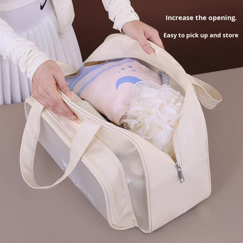 Cross-border New Arrival Waterproof PVC Material Swimming Bag Dry Wet Separation Beach Fitness Sports Bag Cube Shape Storing