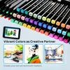 48/120pcs Professional Alcohol Based Double Ended Art Markers Set with Base, Perfect for Drawing Design Sketching Art Creation