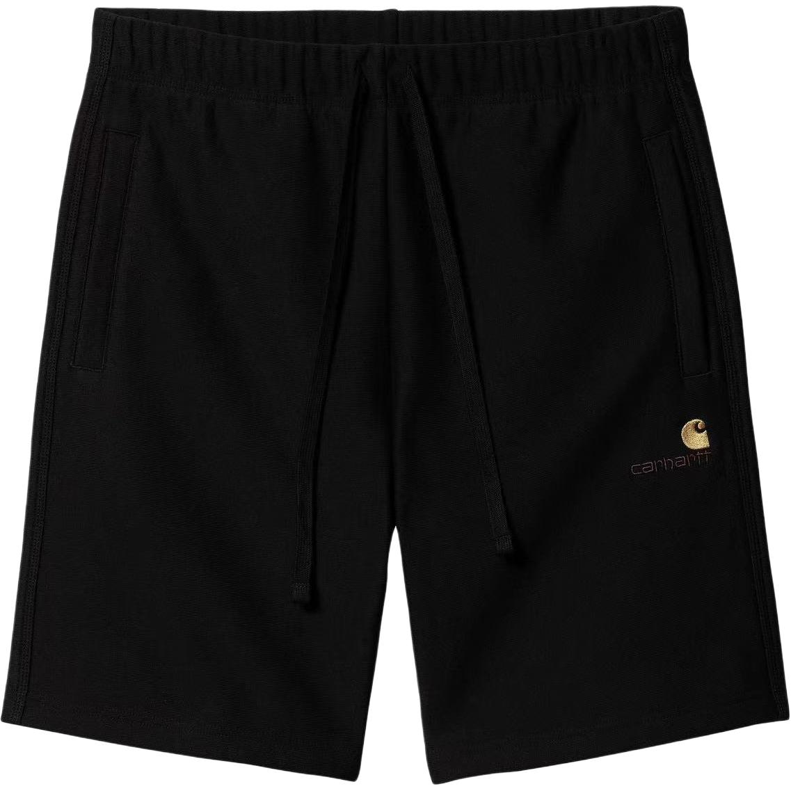 Carhartt WIP American Script Black Shorts