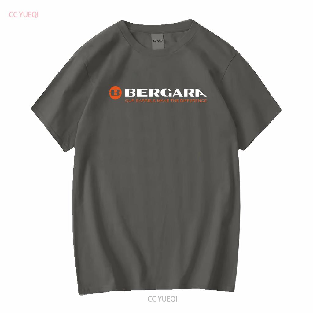 New T Shirt Bergara Guns Firearms Logo Mens Grey USA Size S To 5XL Vintage Washed Fashion Soft Versatile Designer Clothes