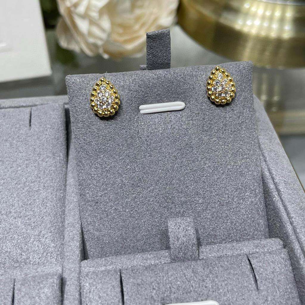 Hot Brand Vintage Earrings for Women Luxury Jewelry Fashion Water Drop Designer Eardrop Pure 925 Sliver Party Stud Earrings