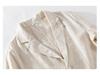 Men's Striped Short-Sleeve Casual Linen Suit for Spring & Autumn - Youthful, Handsome, and Popular (Model Y803)